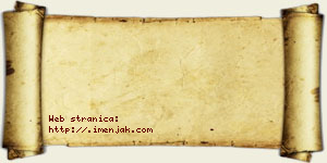 Isidor Vunić vizit kartica